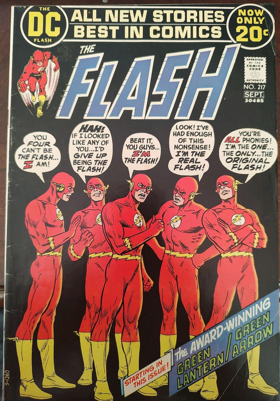 The Flash #217 Comic Book Cover