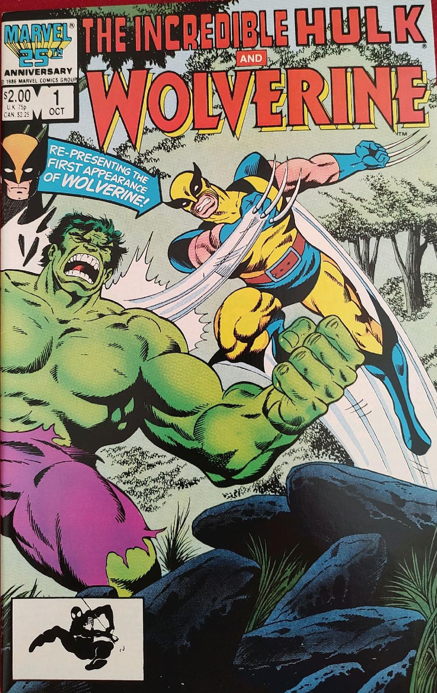The Incredible Hulk and Wolverine Comic Book Cover