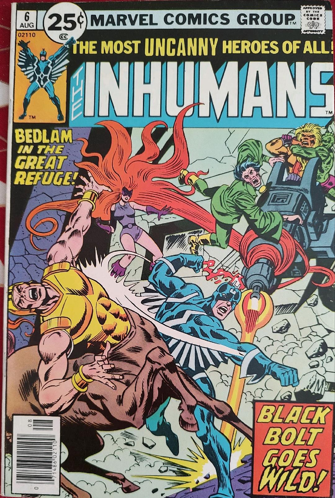 The Inhumans #6 Comic Book Cover