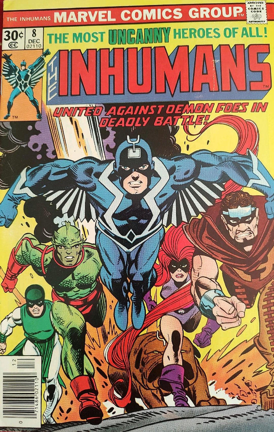 The Inhumans #8 Comic Book Cover