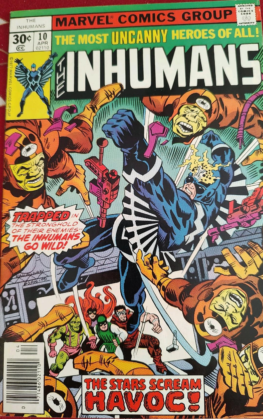 The Inhumans #10 Comic Book Cover