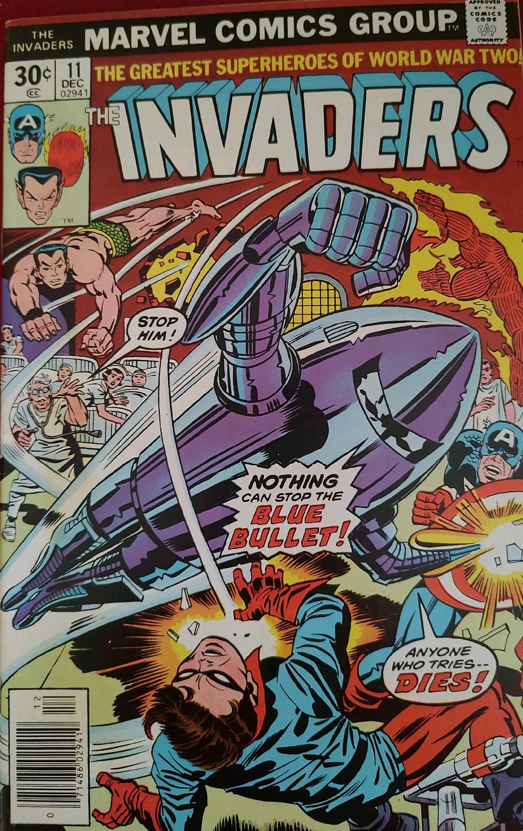 The Invaders #11 Comic Book Cover