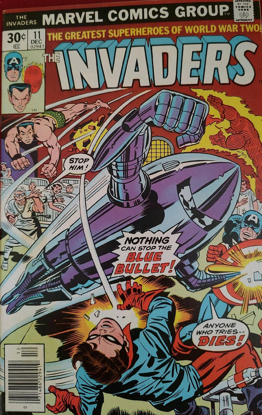 The Invaders #11 Comic Book Cover