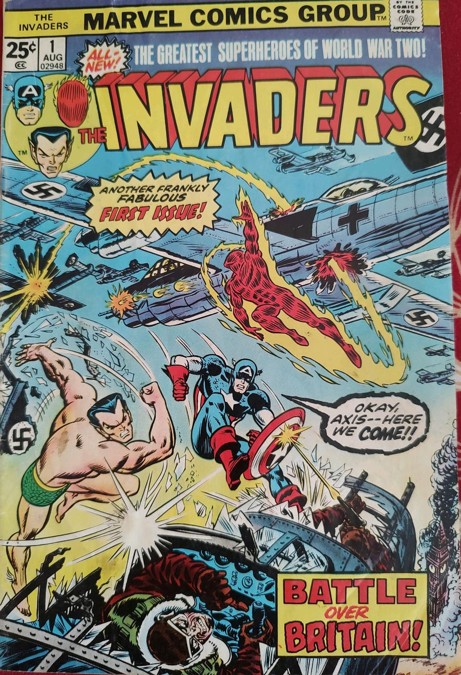 The Invaders #1 Comic Book Cover