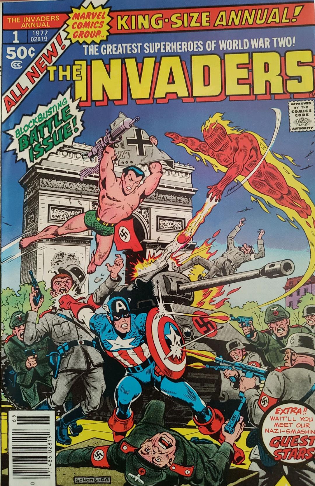 The Invaders Annual #1 Comic Book Cover