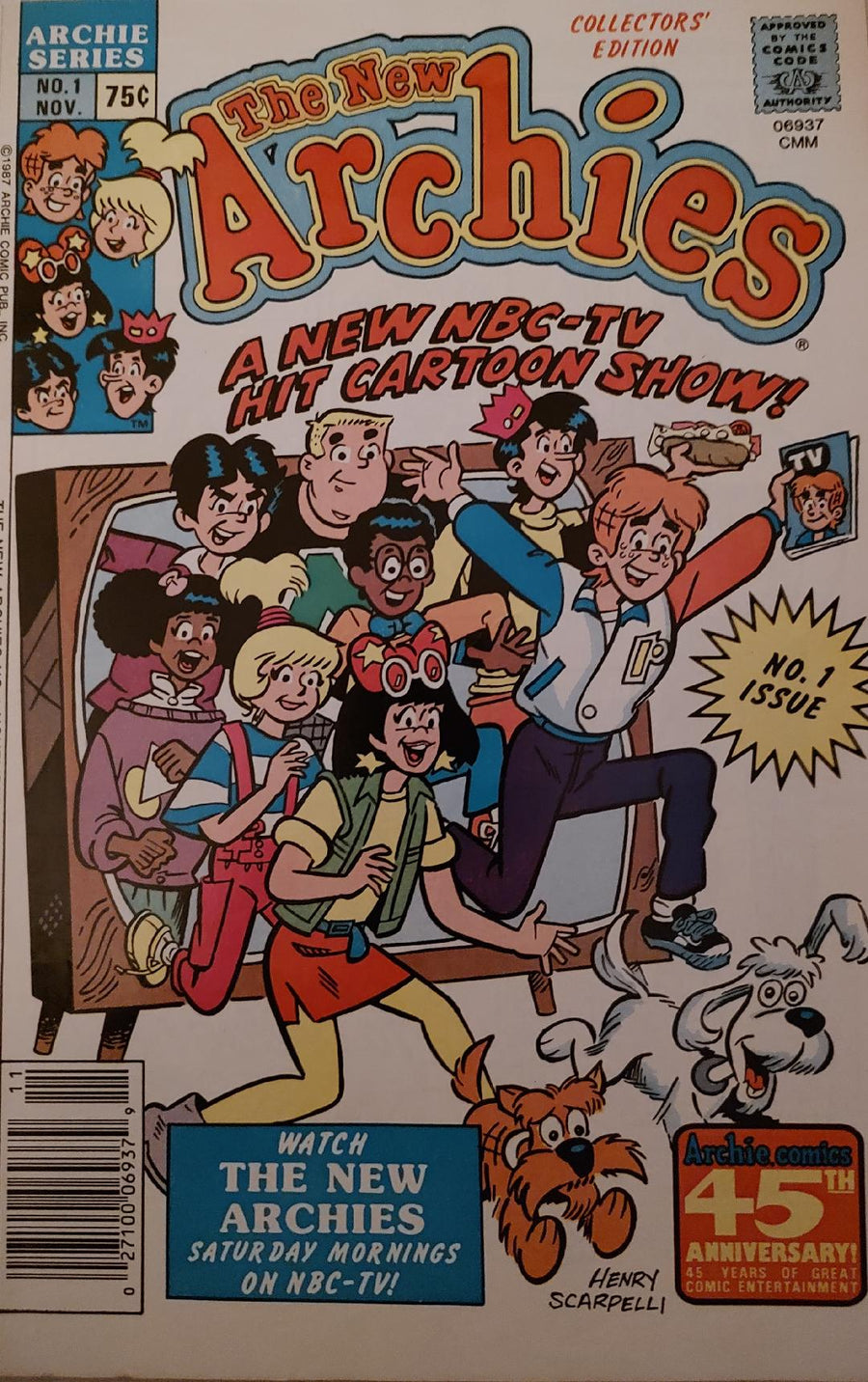 The New Archies #1 Comic Book Cover