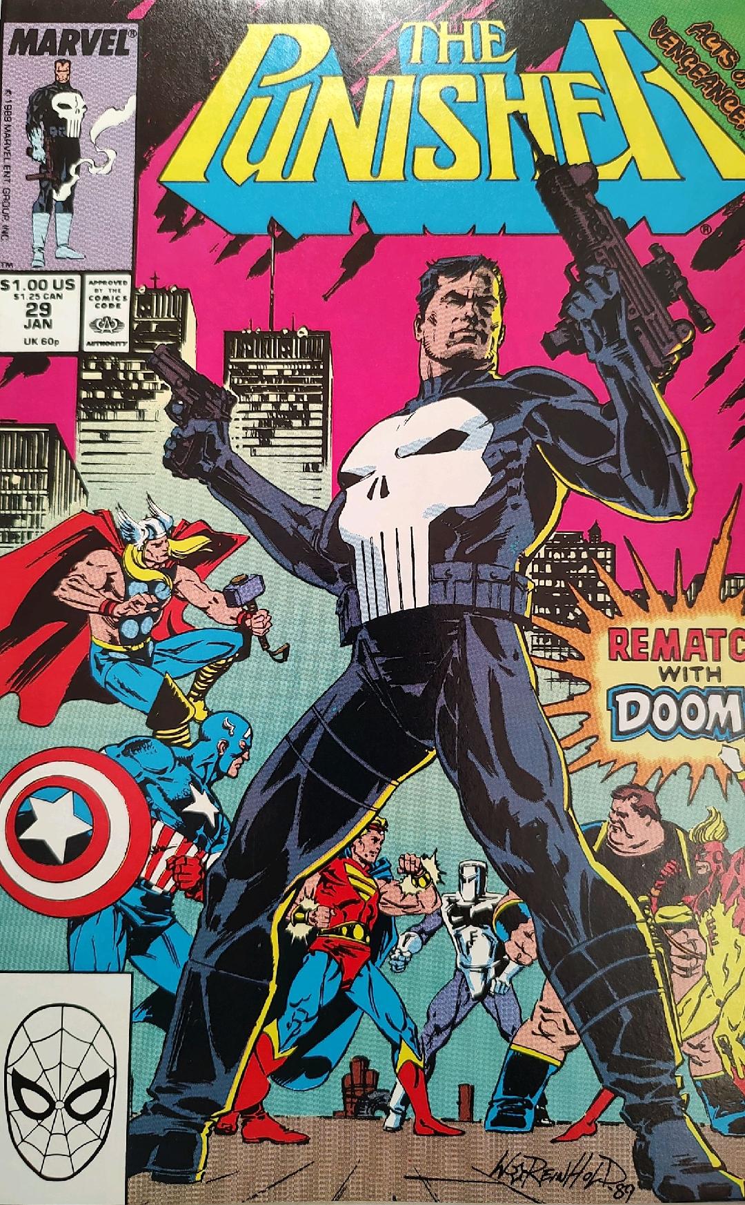 The Punisher #29 Acts Of Vengeance Comic Book Cover