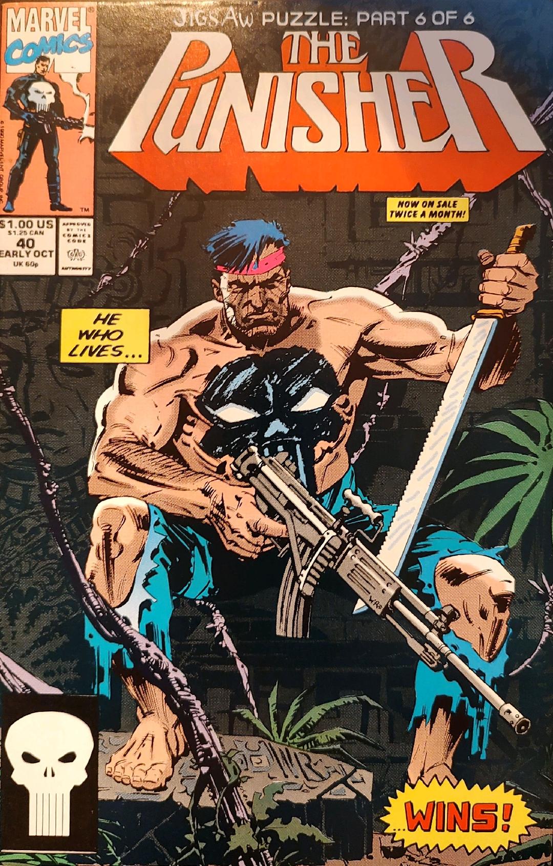 The Punisher #40 Comic Book Cover