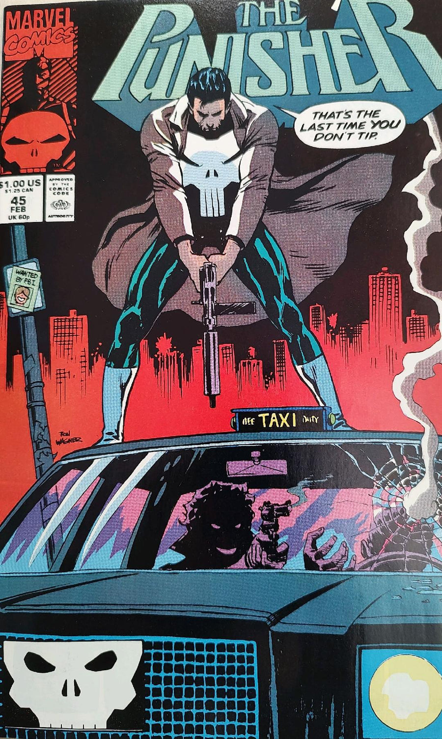 The Punisher #45 Comic Book Cover