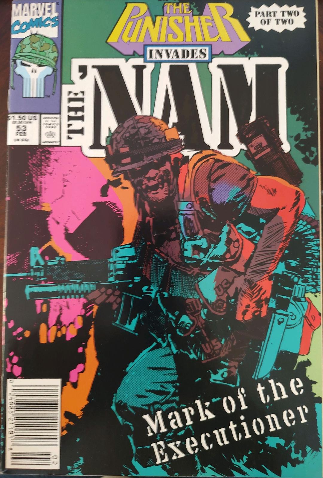 The Punisher Invades the Nam #53 Comic Book Cover