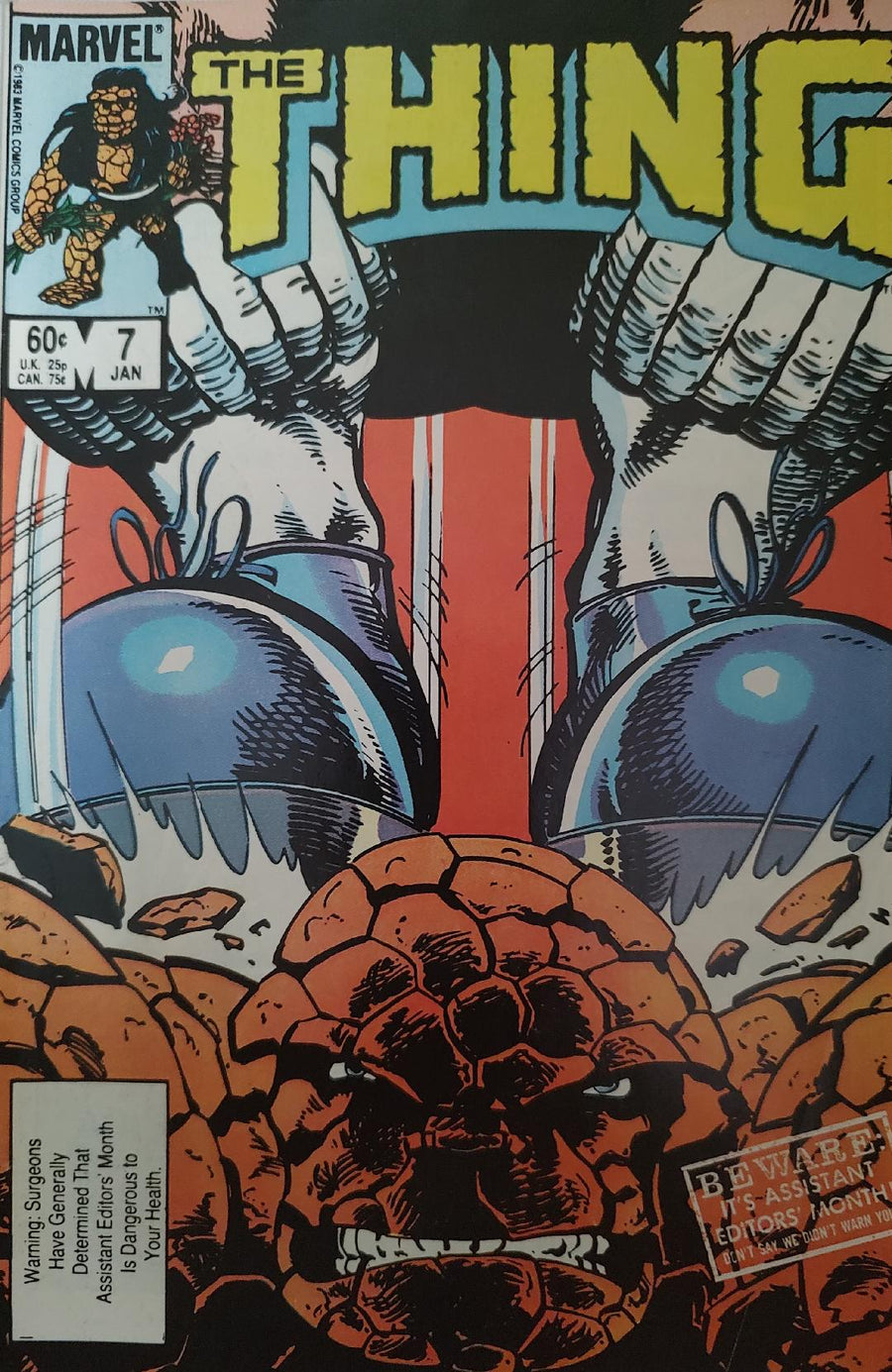 The Thing #7 Comic Book Cover