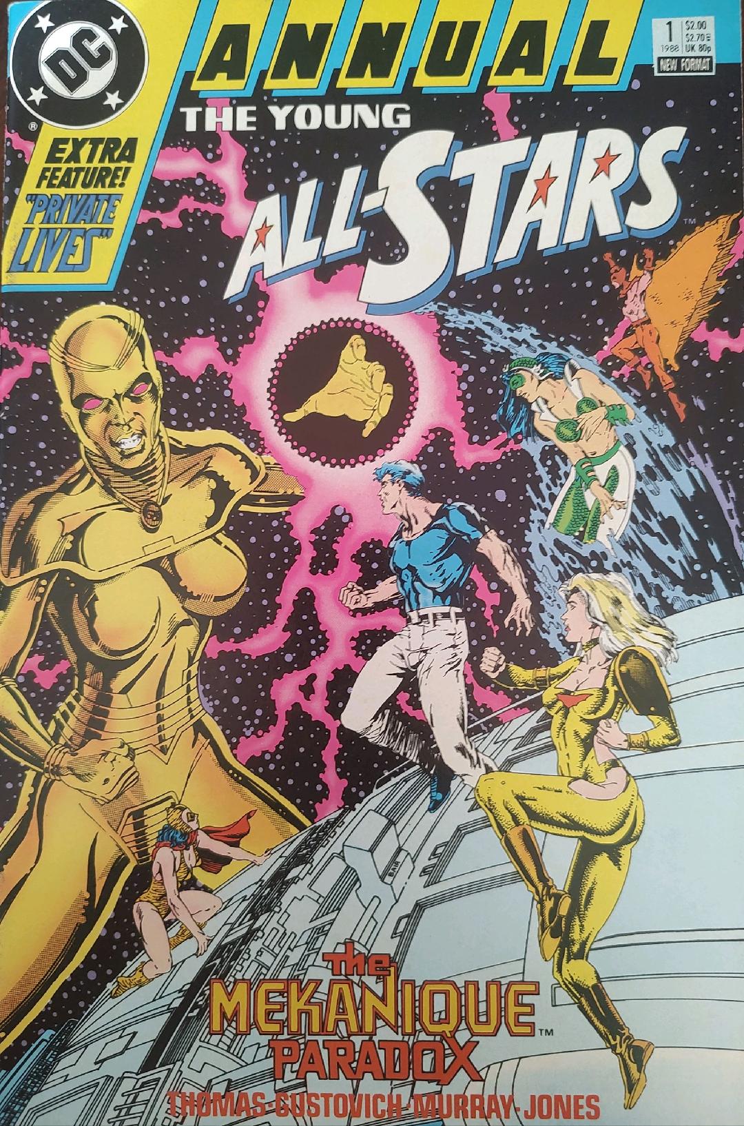 Young All Stars Annual #1 Comic Book Cover