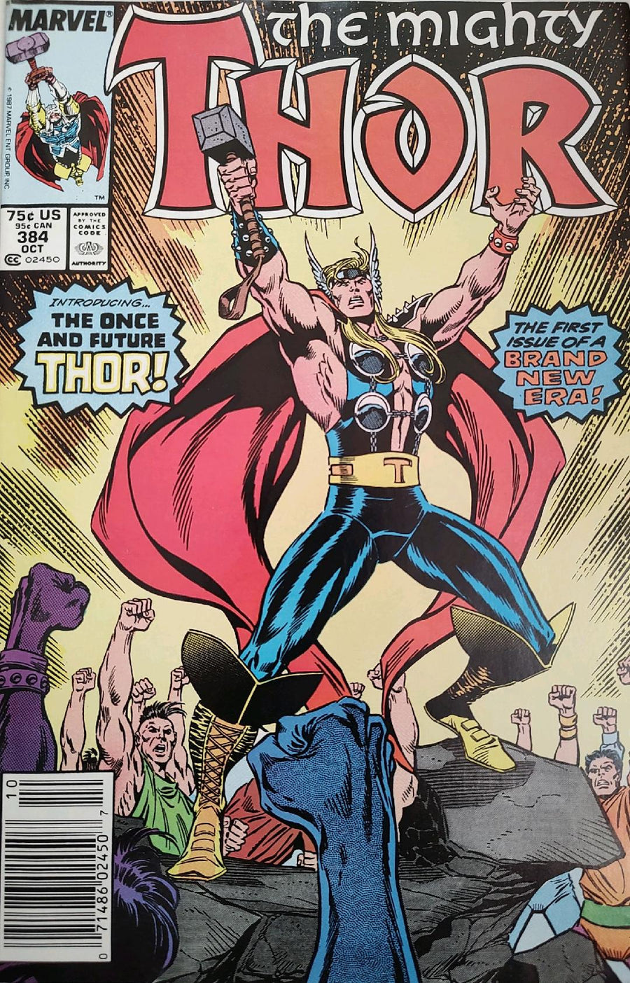 Thor #384 (The Mighty) Comic Book Cover