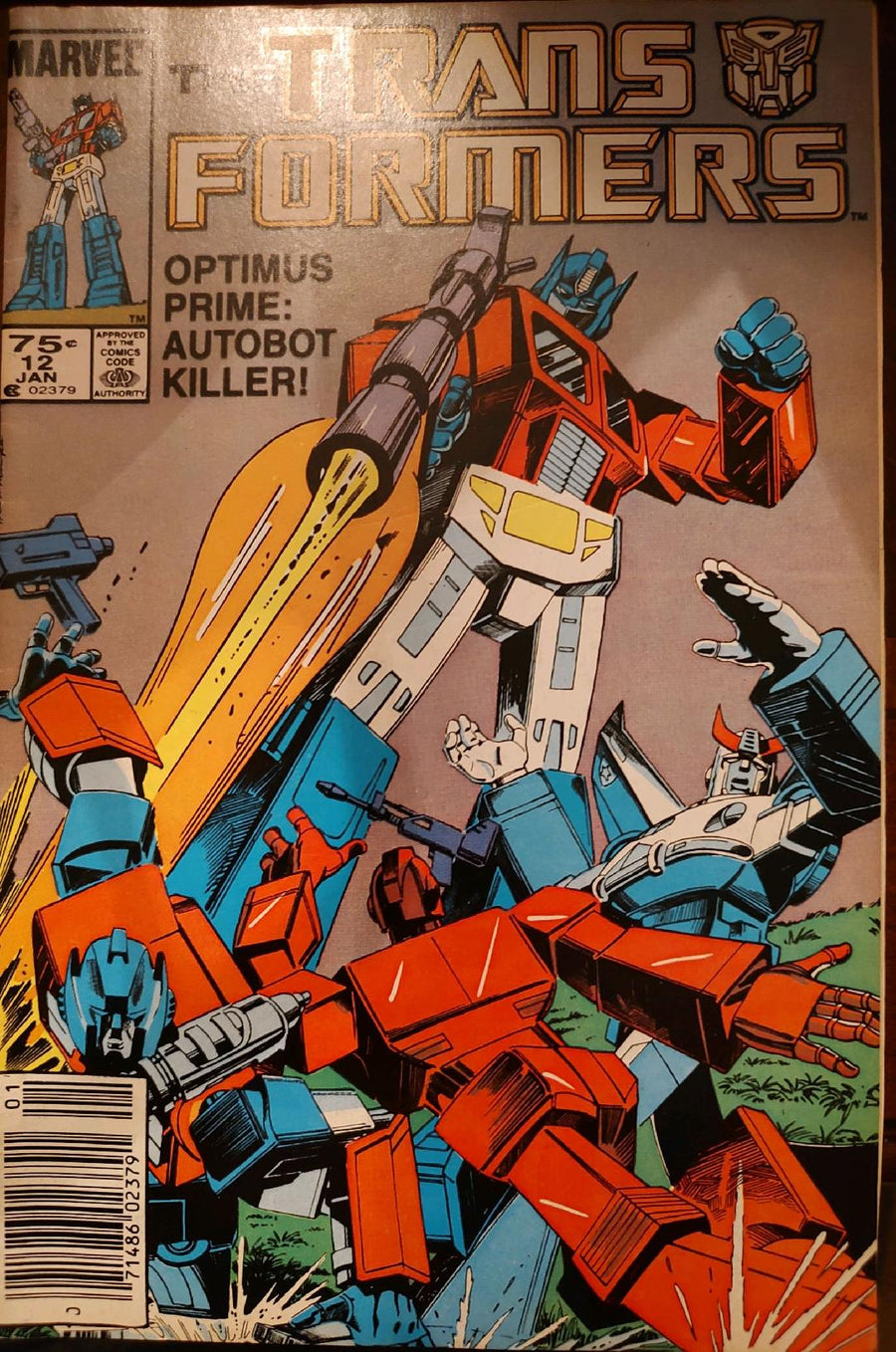 Transformers #12 Comic Book Cover