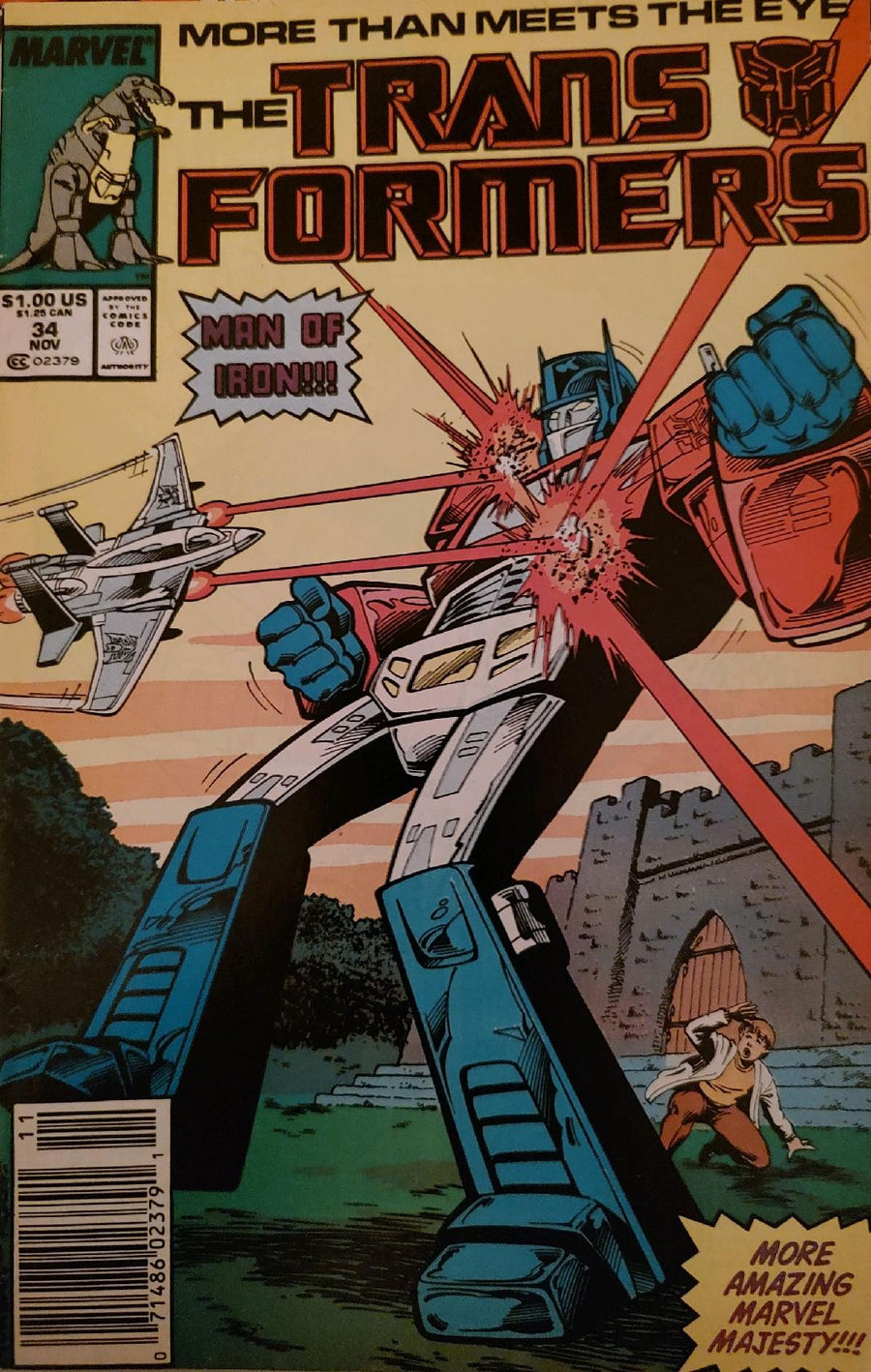 Transformers #34 Comic Book Cover