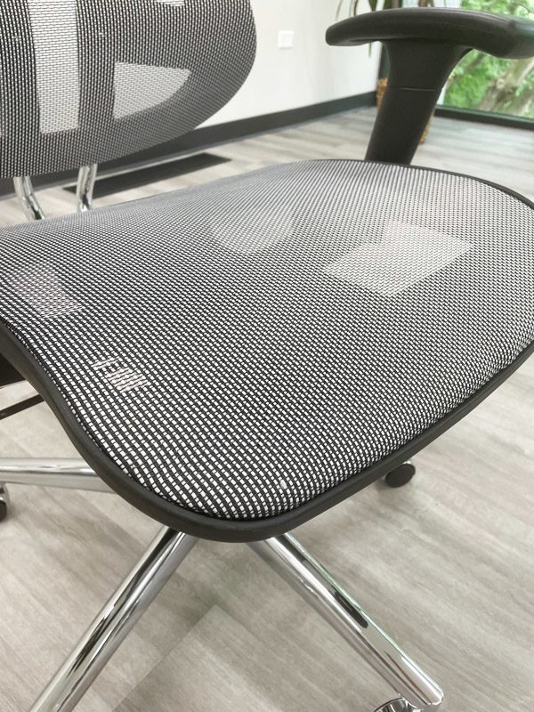 Silver Gray Trendflex Ergonomic Chair Seat