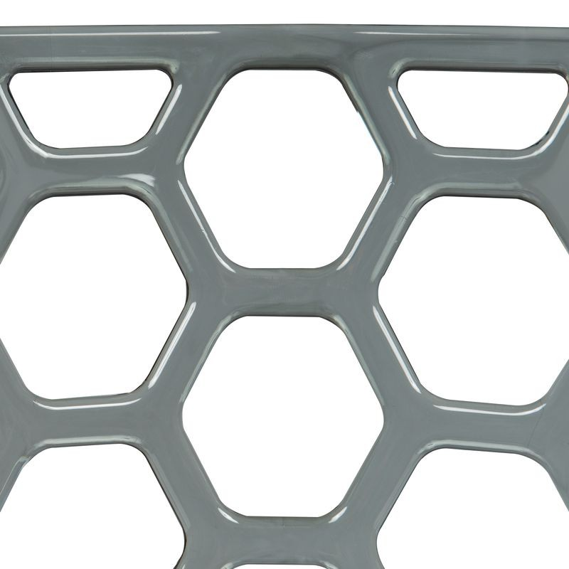 LeisureMod Modern Dynamic Dining Chair Transparent Black Closeup.