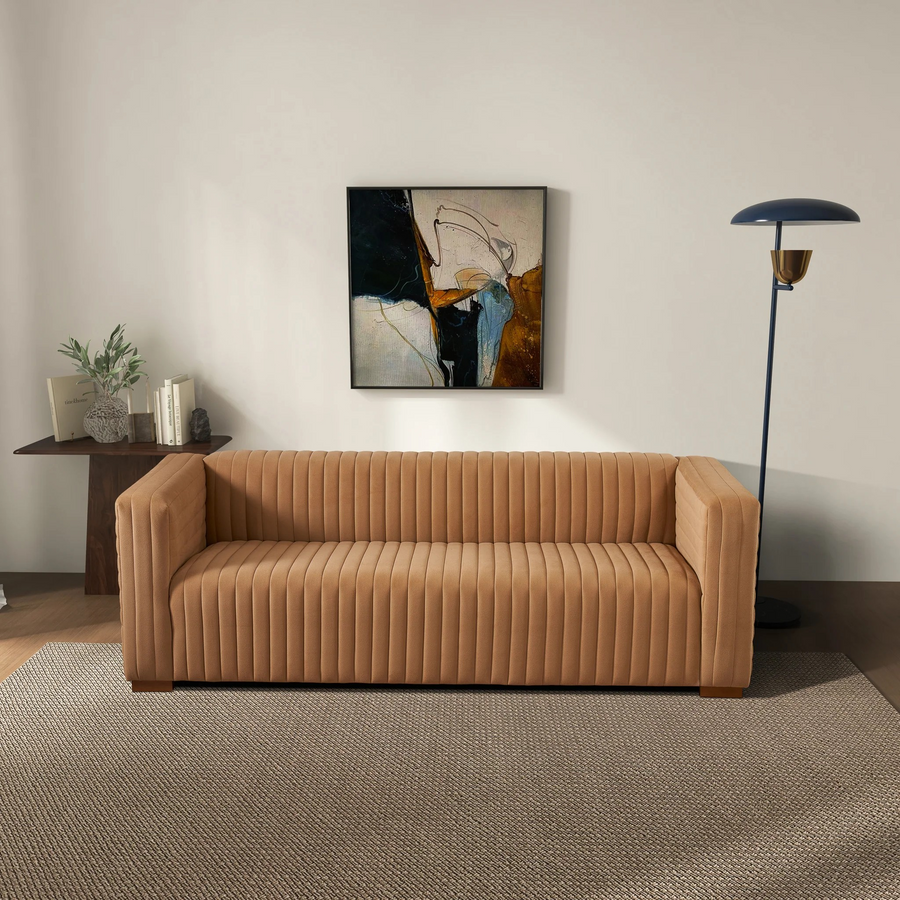 Elara Sofa Mocha Velvet