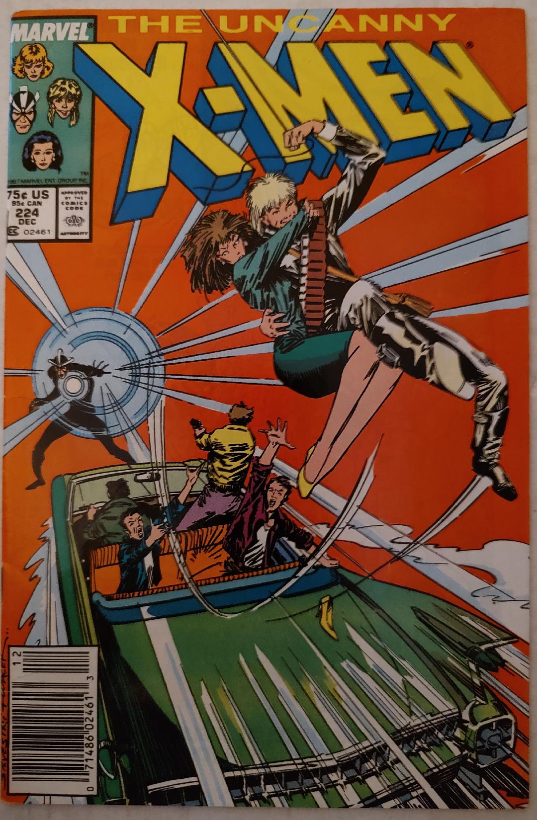 Uncanny X-Men #224 Comic Book Cover