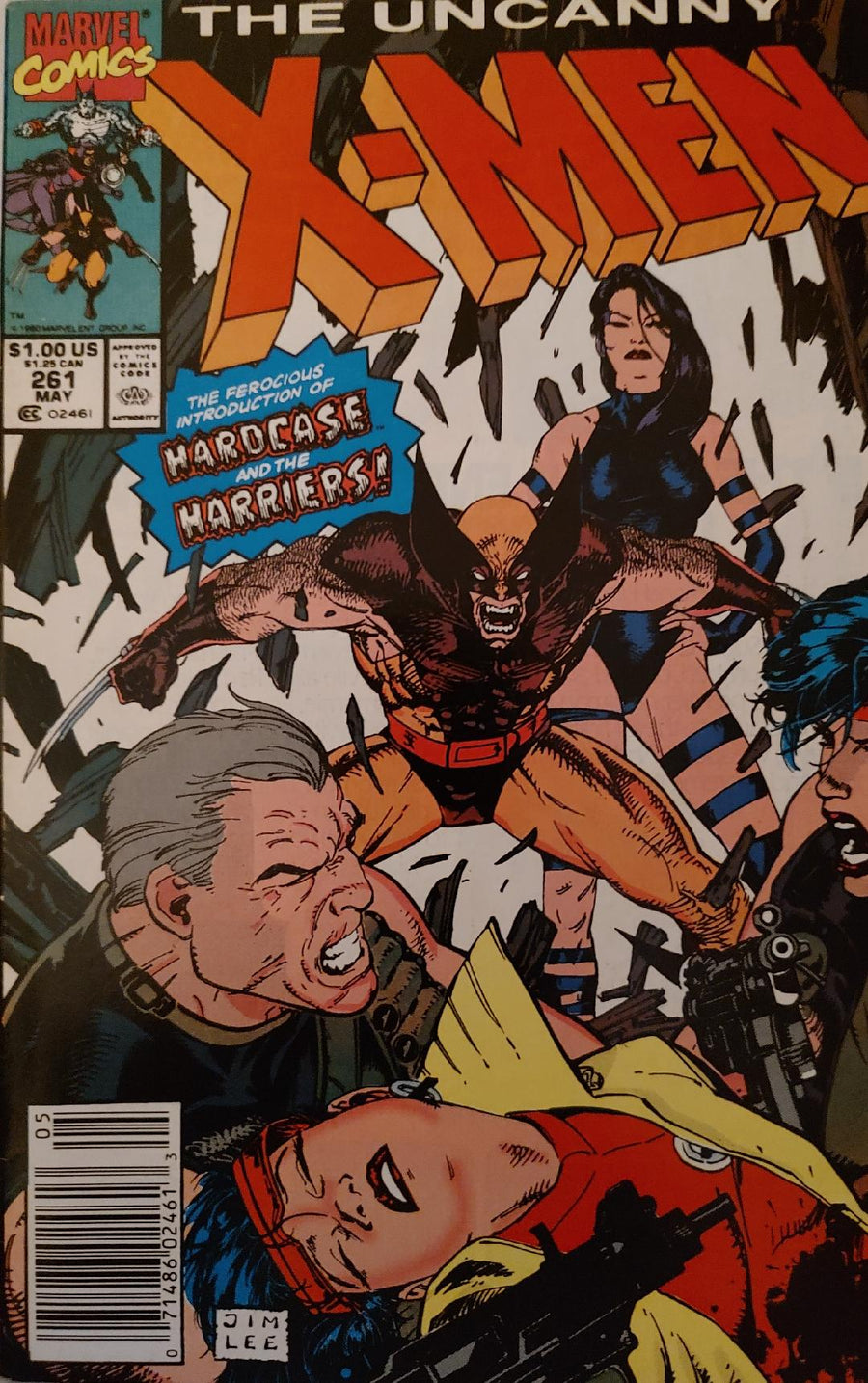 Uncanny X-Men #261 Comic Book Cover