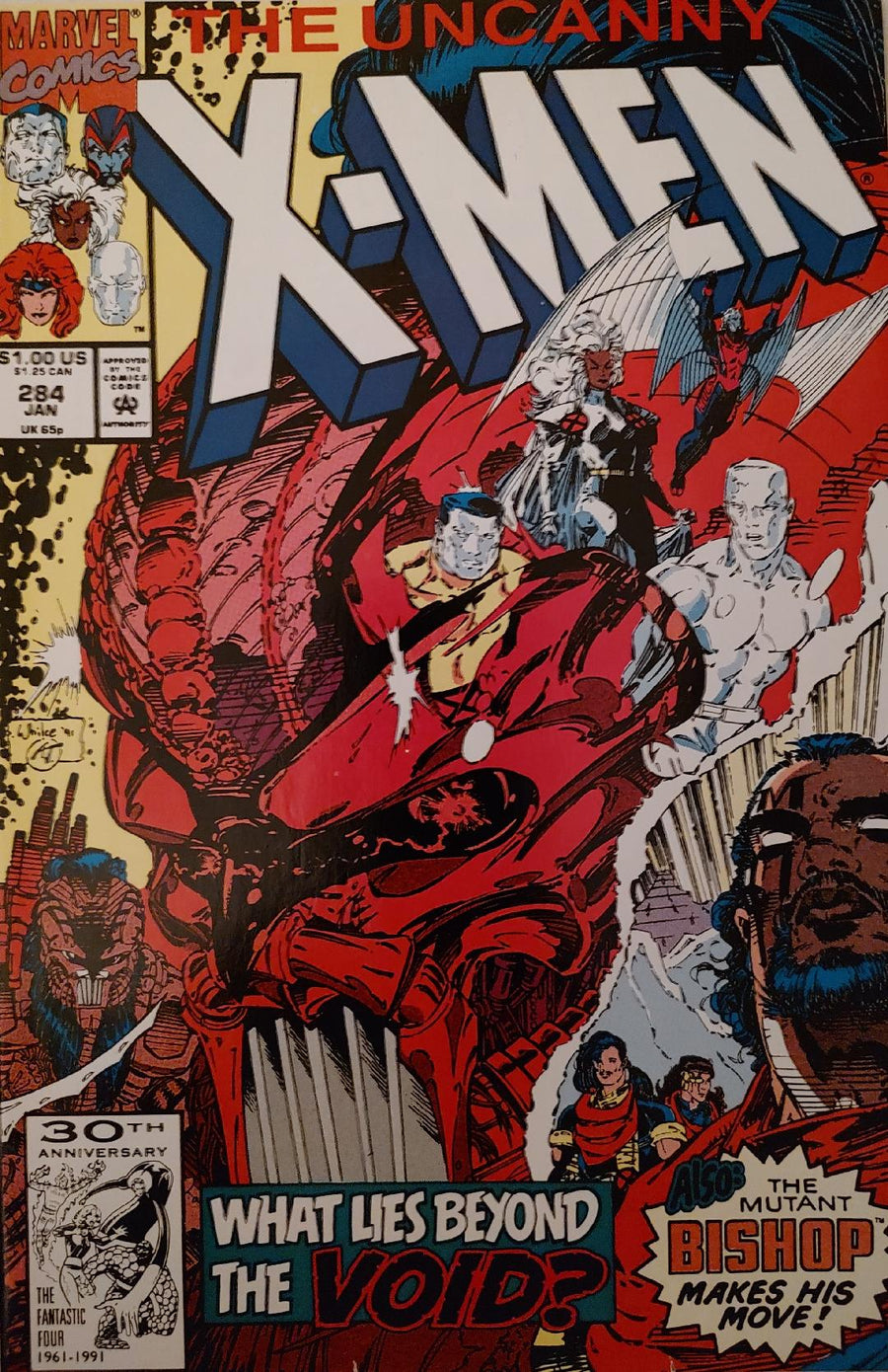 Uncanny X-Men #284 Comic Book Cover