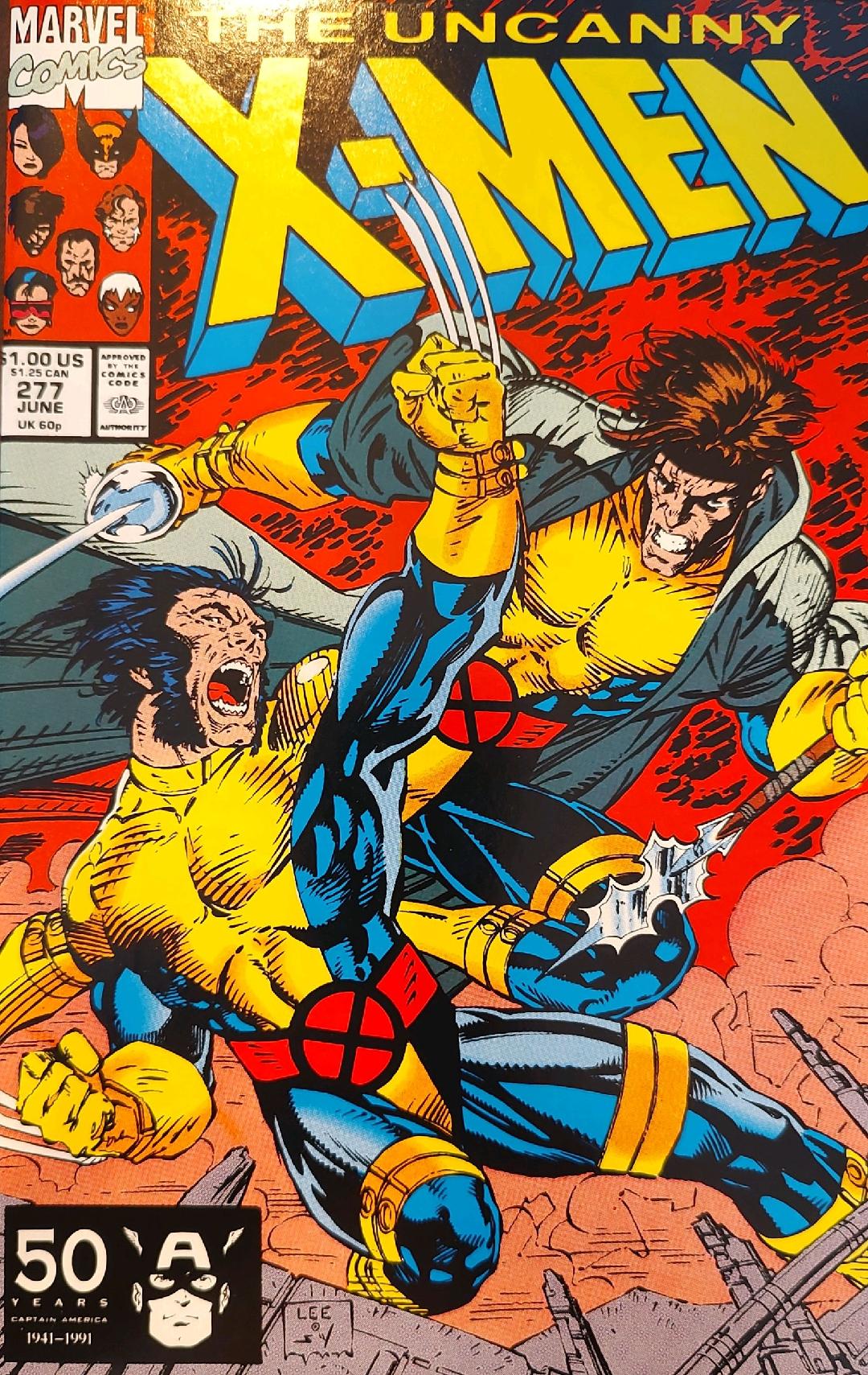 Uncanny X-Men #277 Comic Book Cover