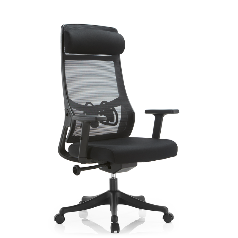 LeisureMod Office Dale Series Office Task Chair in Black