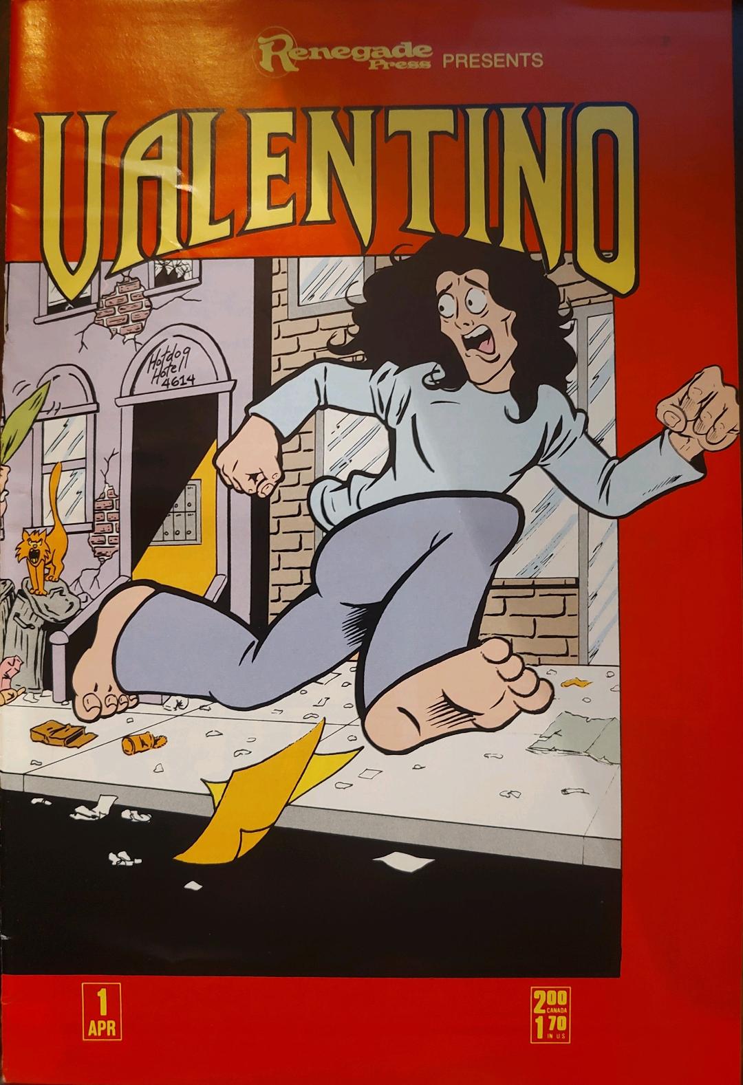 Valentino #1 1985 Comic Book Cover