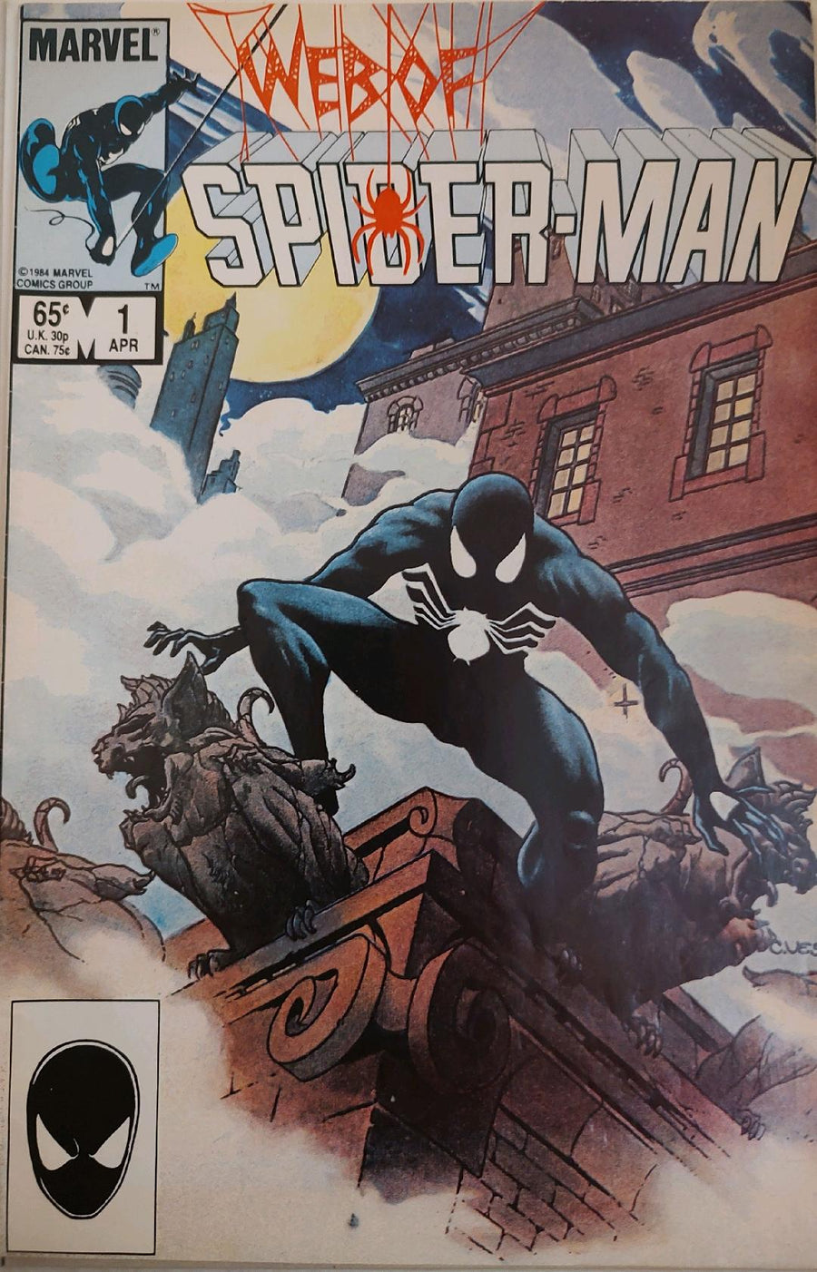 Web of Spiderman #1 Comic Book Cover