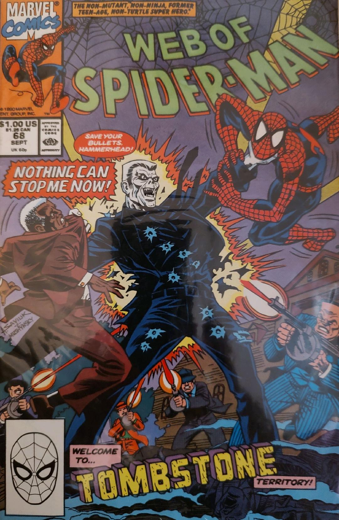 Web of Spiderman #68 Comic Book Cover