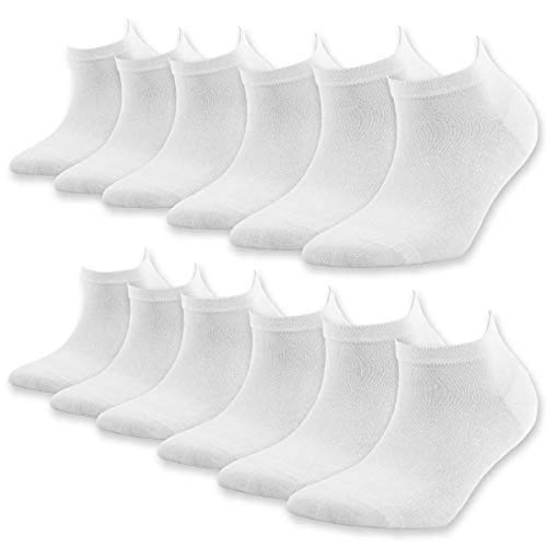 Men's and Women's Bamboo Ankle Socks 6-Pack