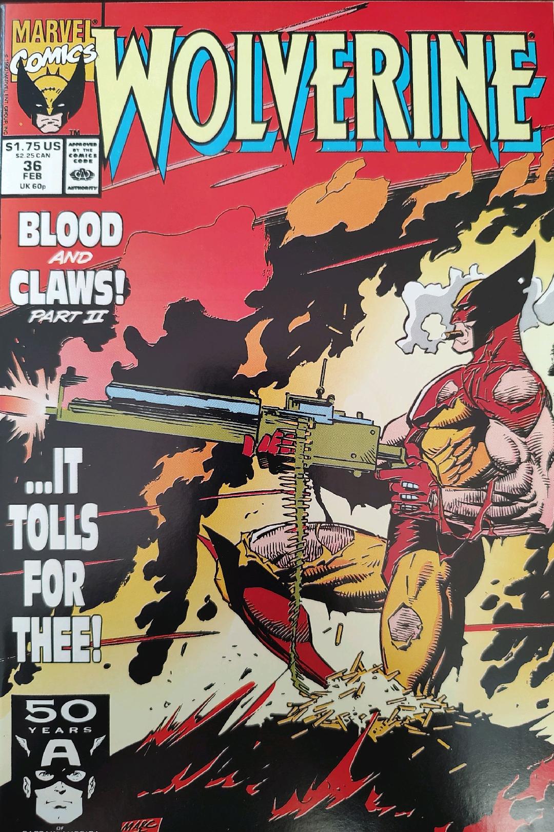 Wolverine #36 Comic Book Cover