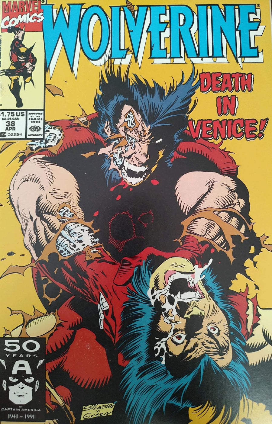 Wolverine #38 Comic Book Cover