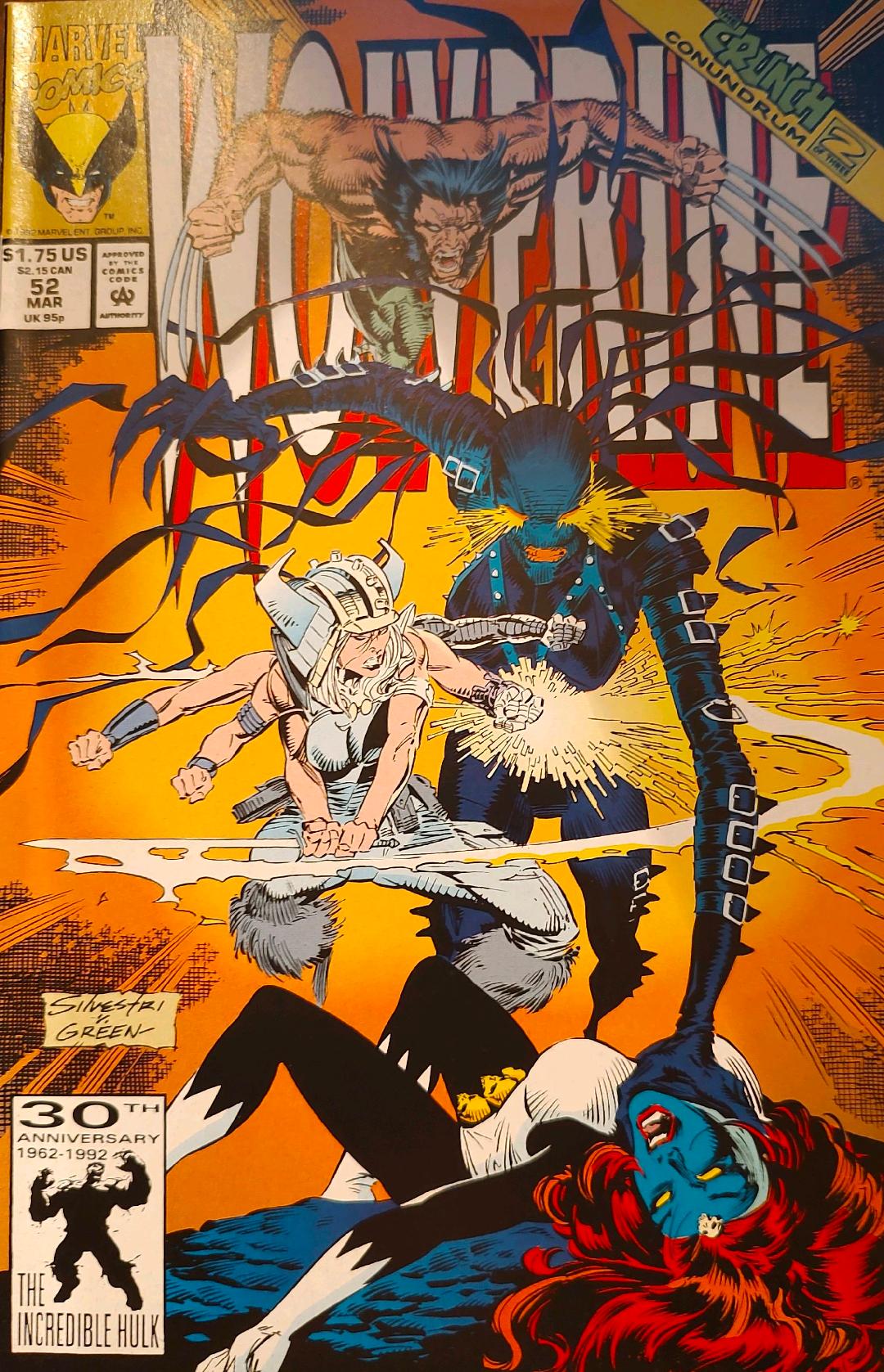 Wolverine #52 Comic Book Cover