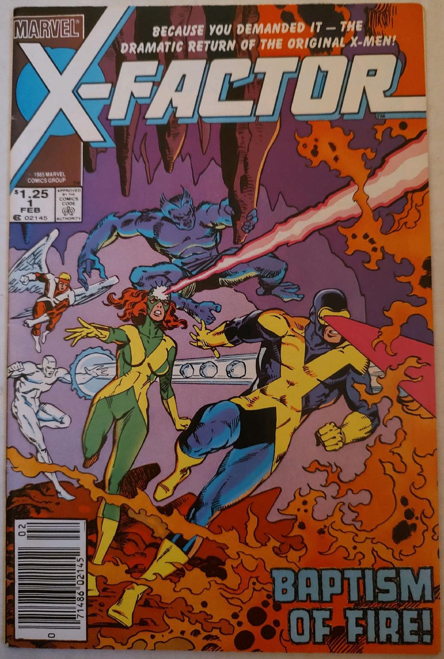 X-Factor #1 Newsstand Comic Book Cover