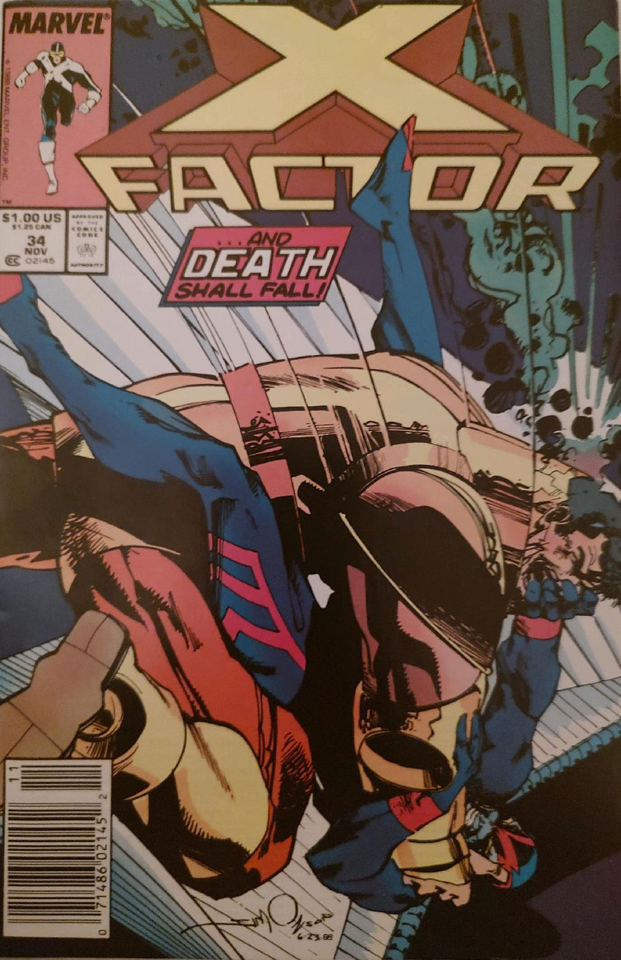 X-Factor #34 Comic Book Cover