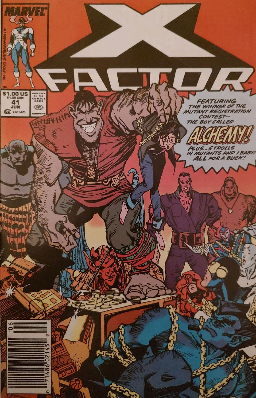 X-Factor#41 Comic Book Cover