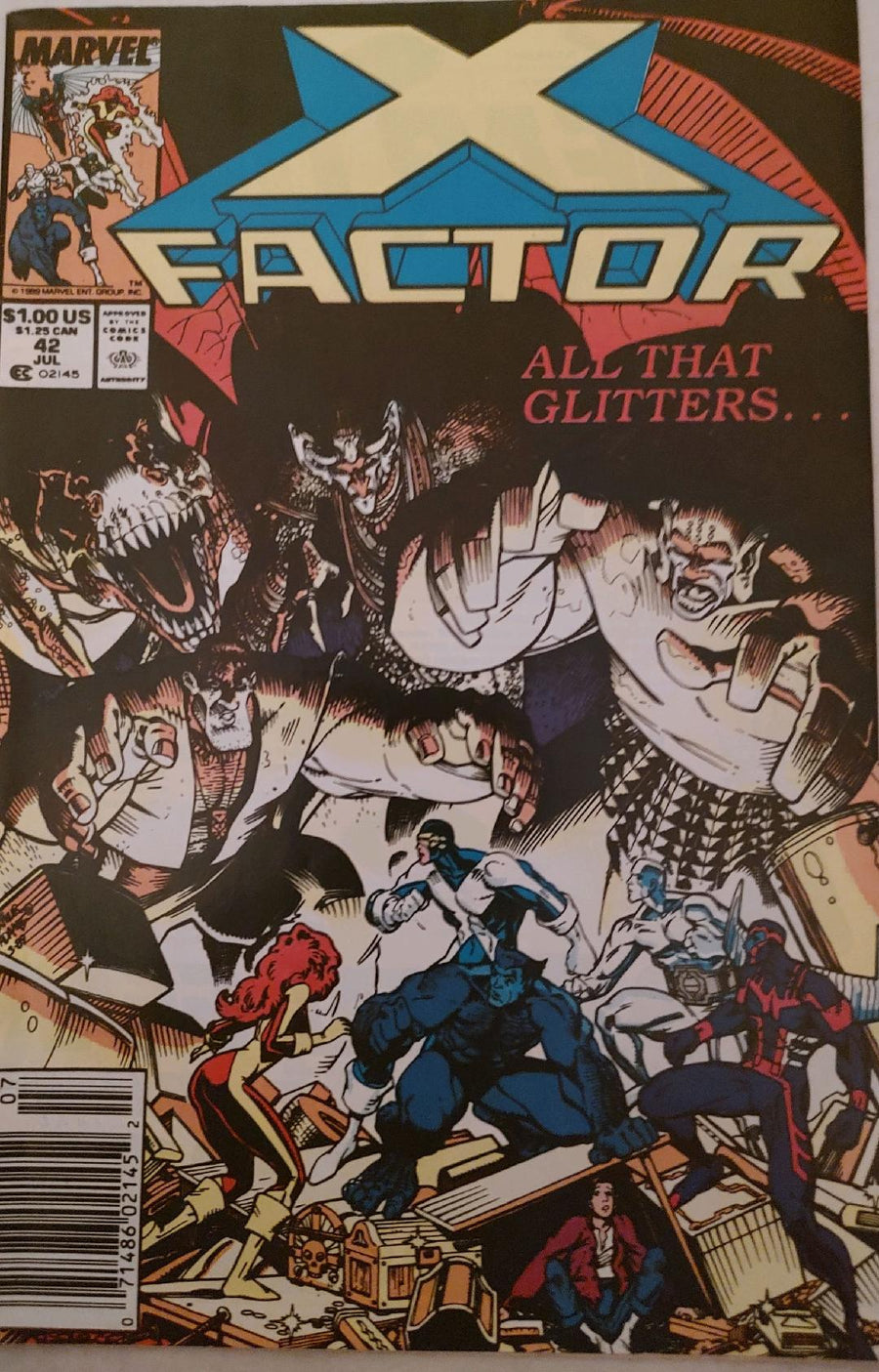 X-Factor#42 Comic Book Cover