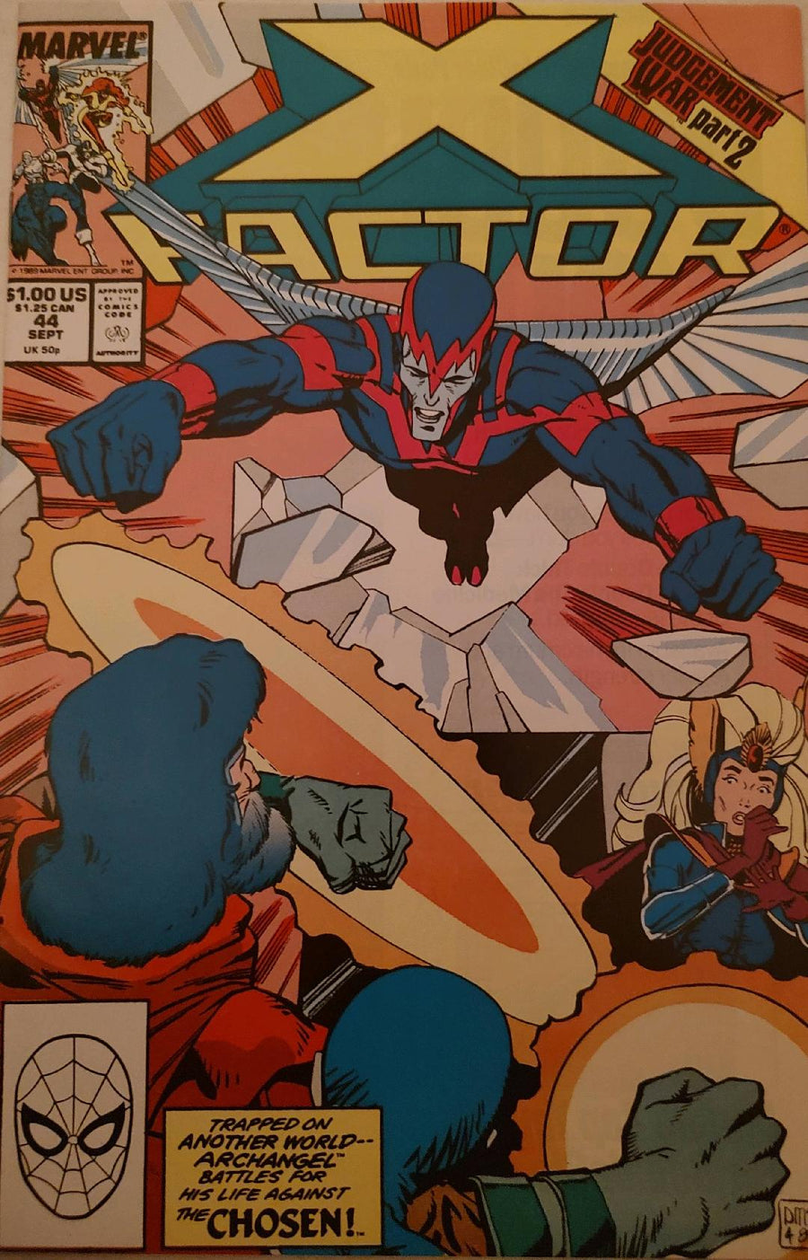 X-Factor #44 Comic Book Cover