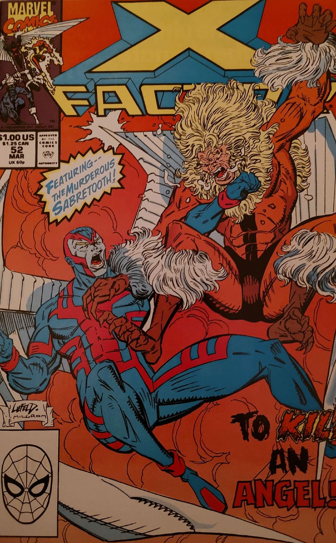 X-Factor #52 Comic Book Cover