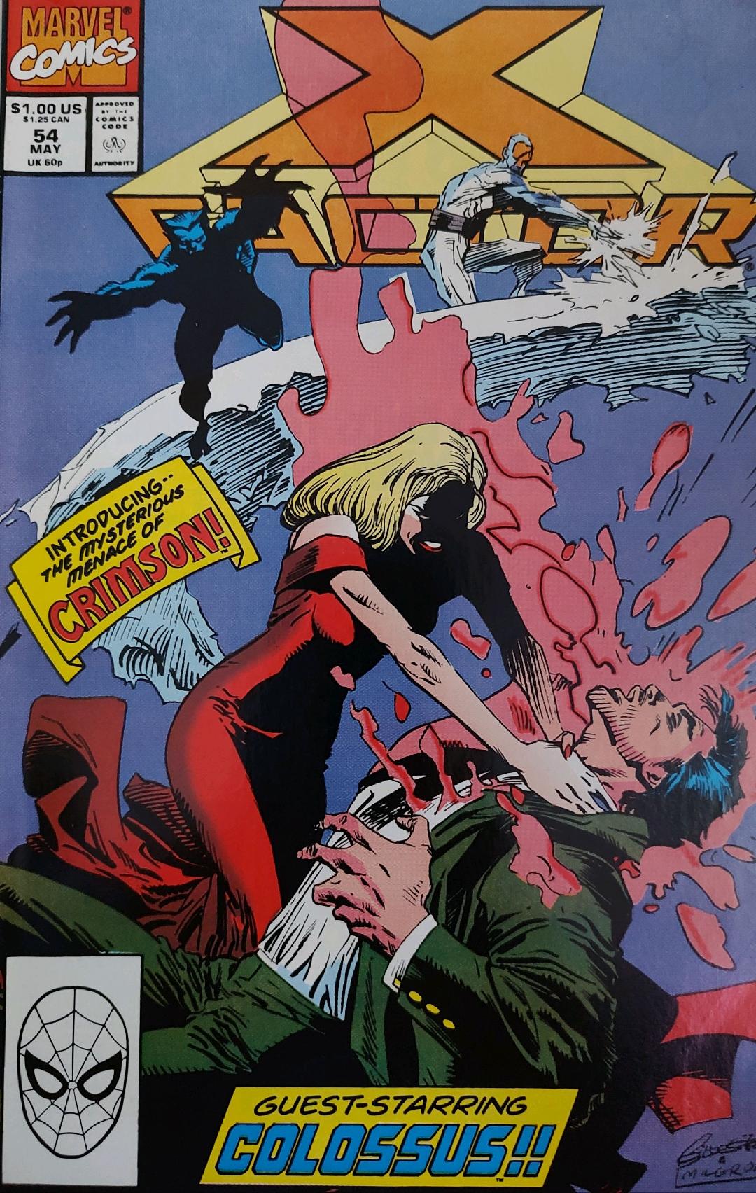 X-Factor #54 Comic Book Cover