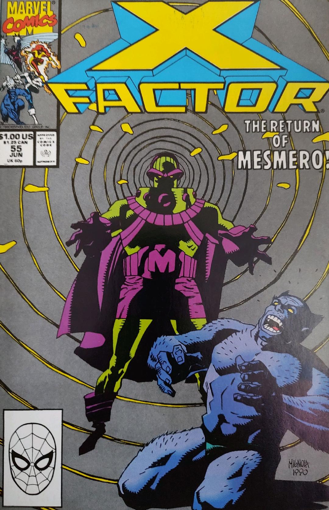 X-Factor #55 Comic Book Cover