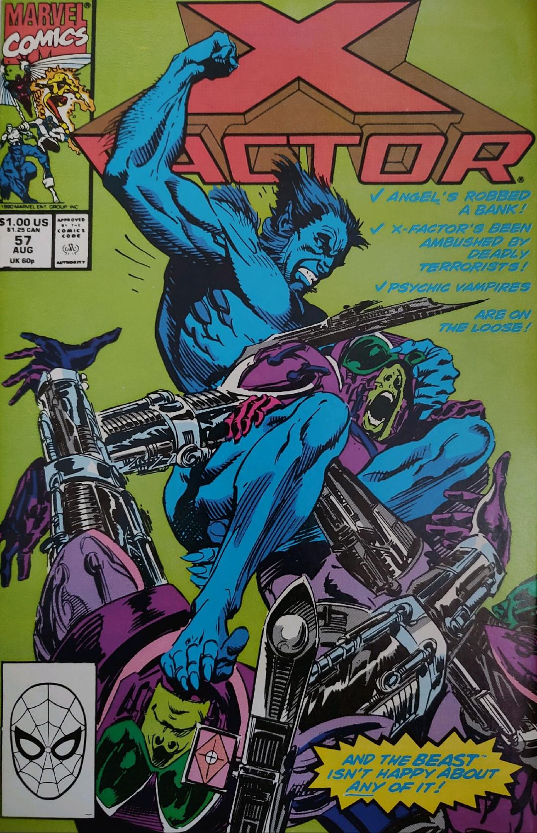 X-Factor #57 Comic Book Cover