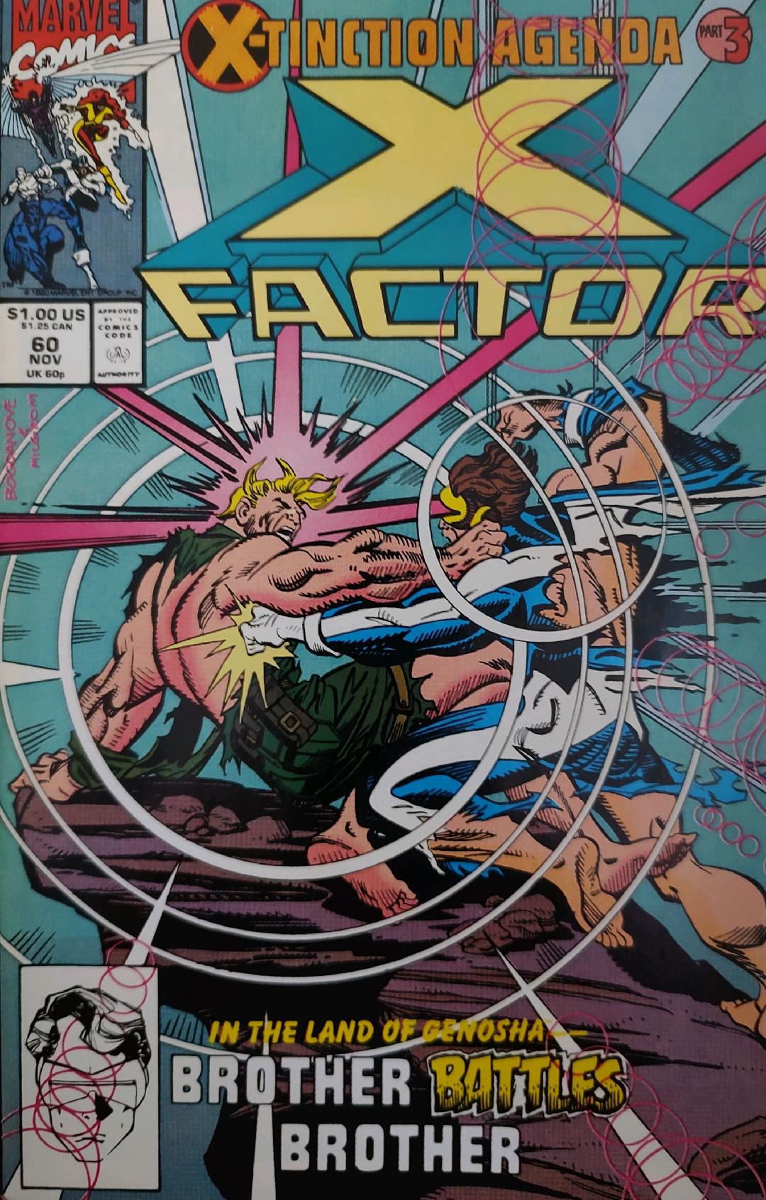 X-Factor #60 Comic Book Cover