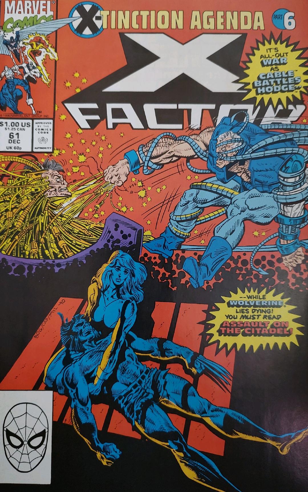 X-Factor #61 Comic Book Cover