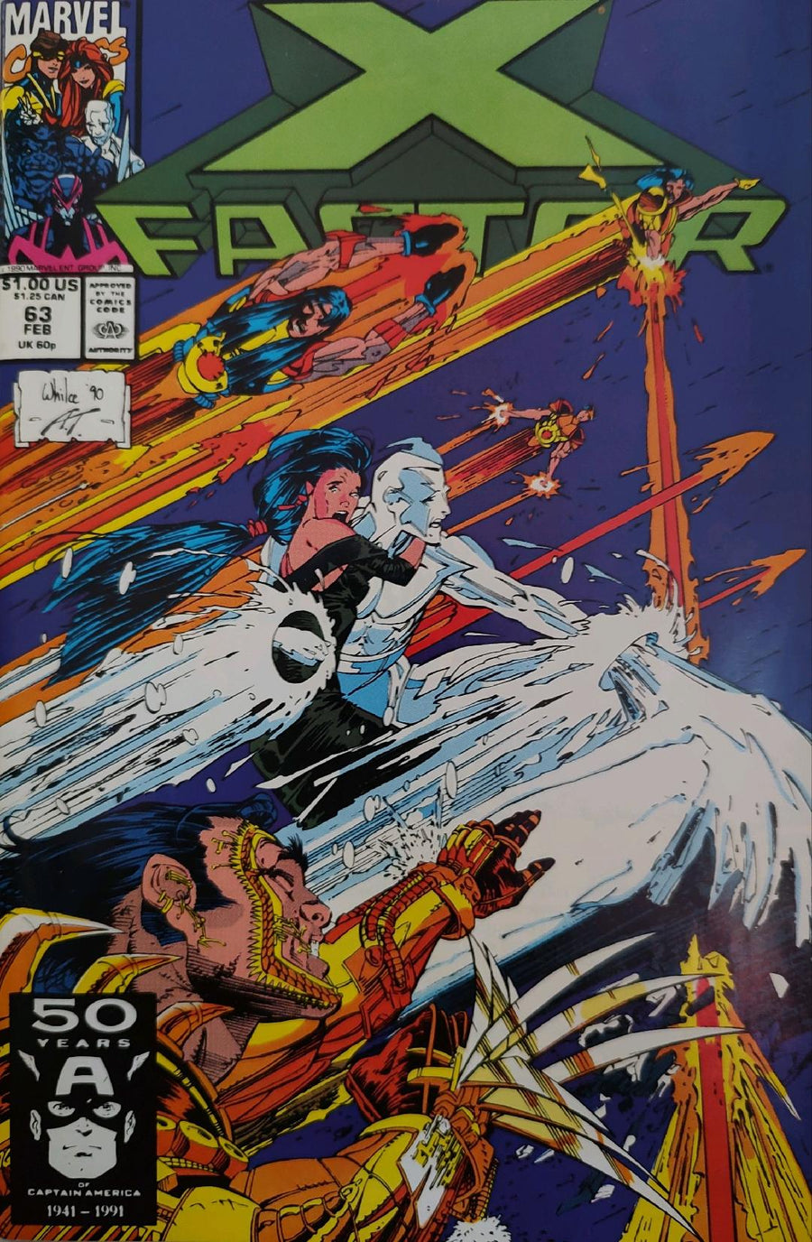 X-Factor#63 Comic Book Cover