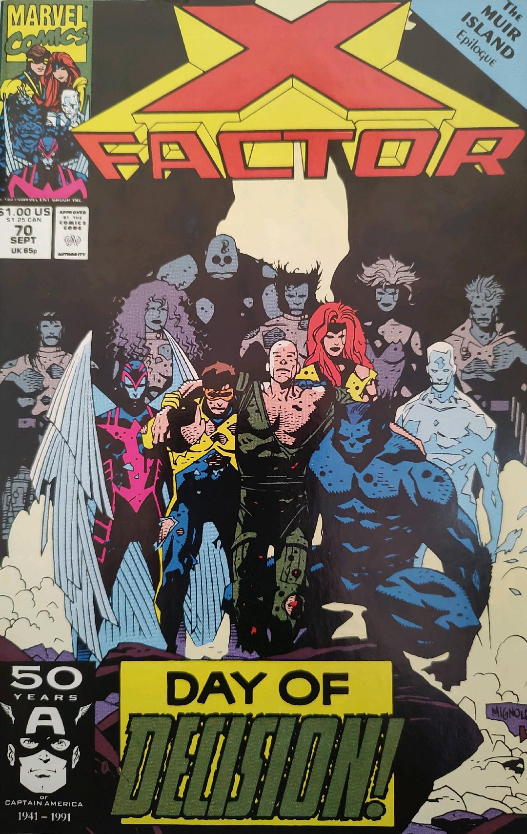 X-Factor #70 Comic Book Cover