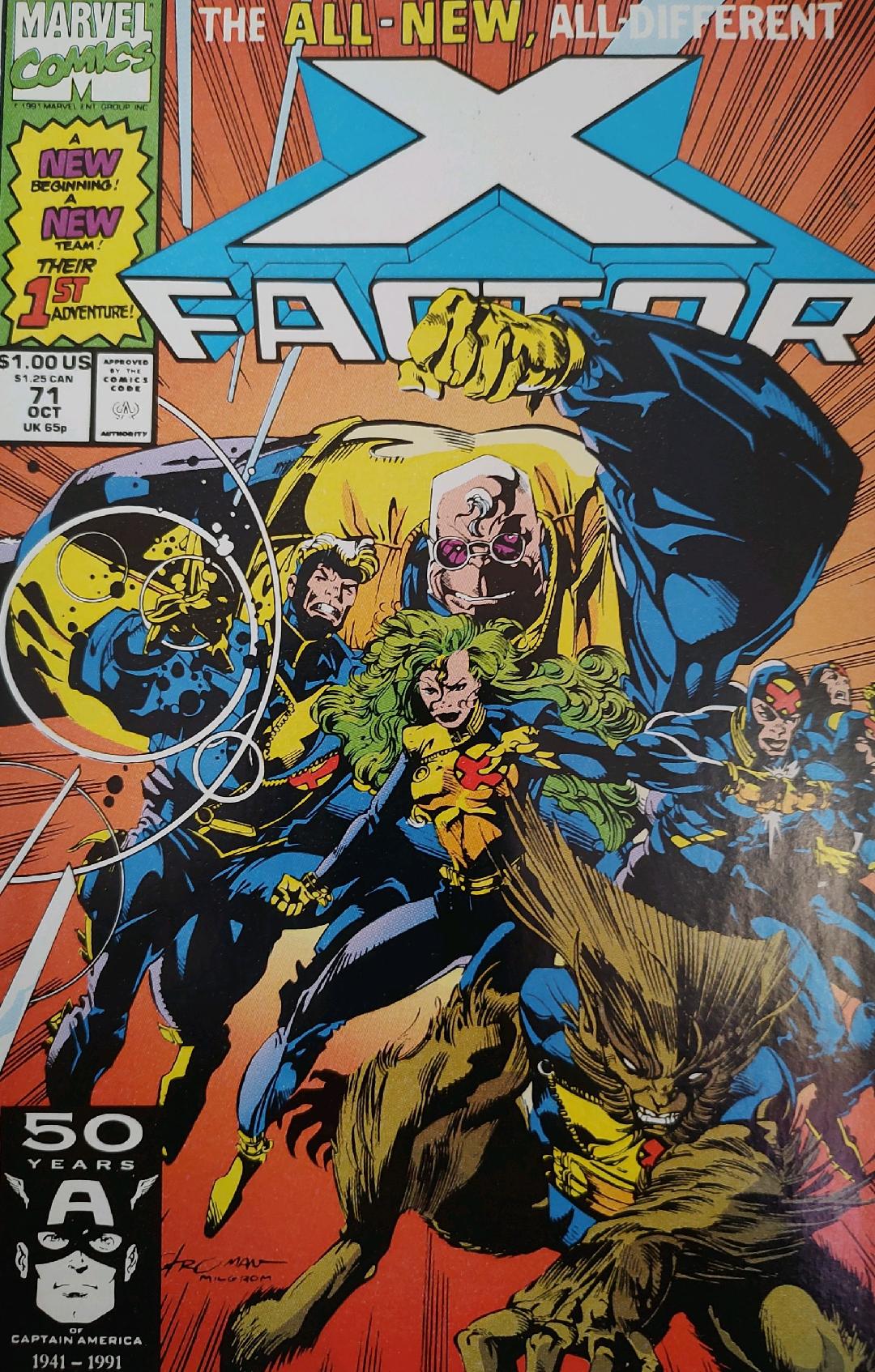 X-Factor #71 Comic Book Cover