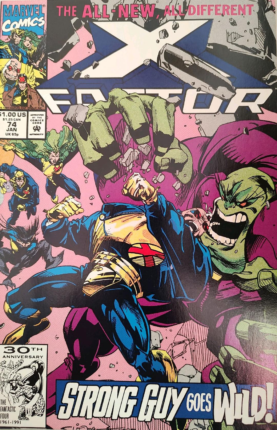 X-Factor #74 Comic Book Cover