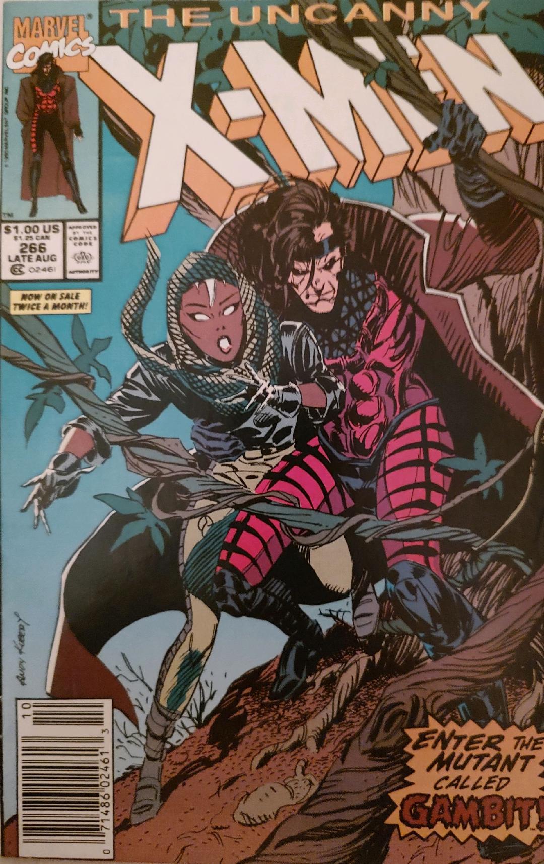 Uncanny X-Men #266 Comic Book Cover